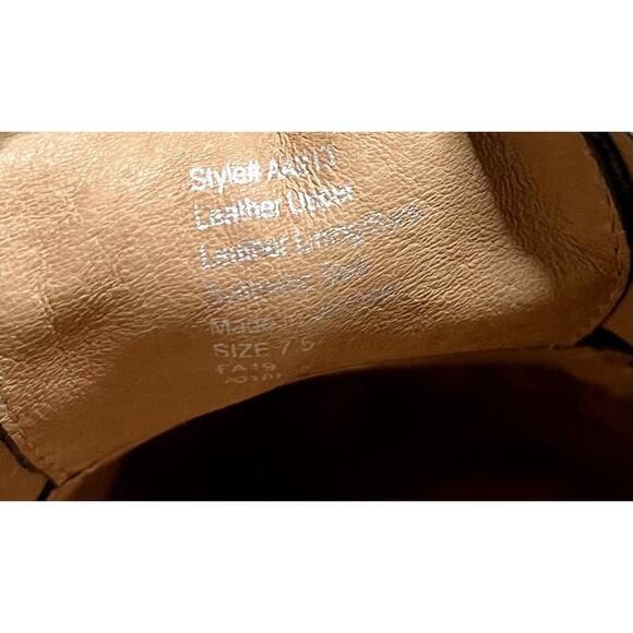 Madewell Alex Black Leather & Suede Lace-Up Oxfords Sz 7.5 - Picture 5 of 8